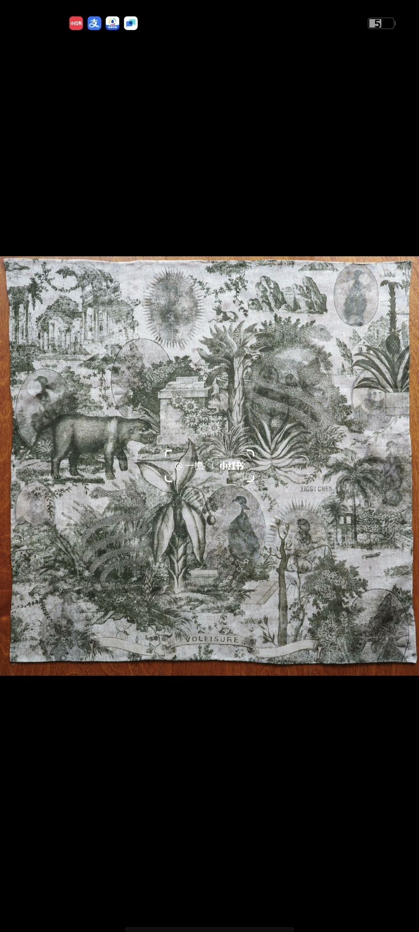 Ziggy Chen ziggy chen silk scarf with historical print Size ONE SIZE - 1 Thumbnail