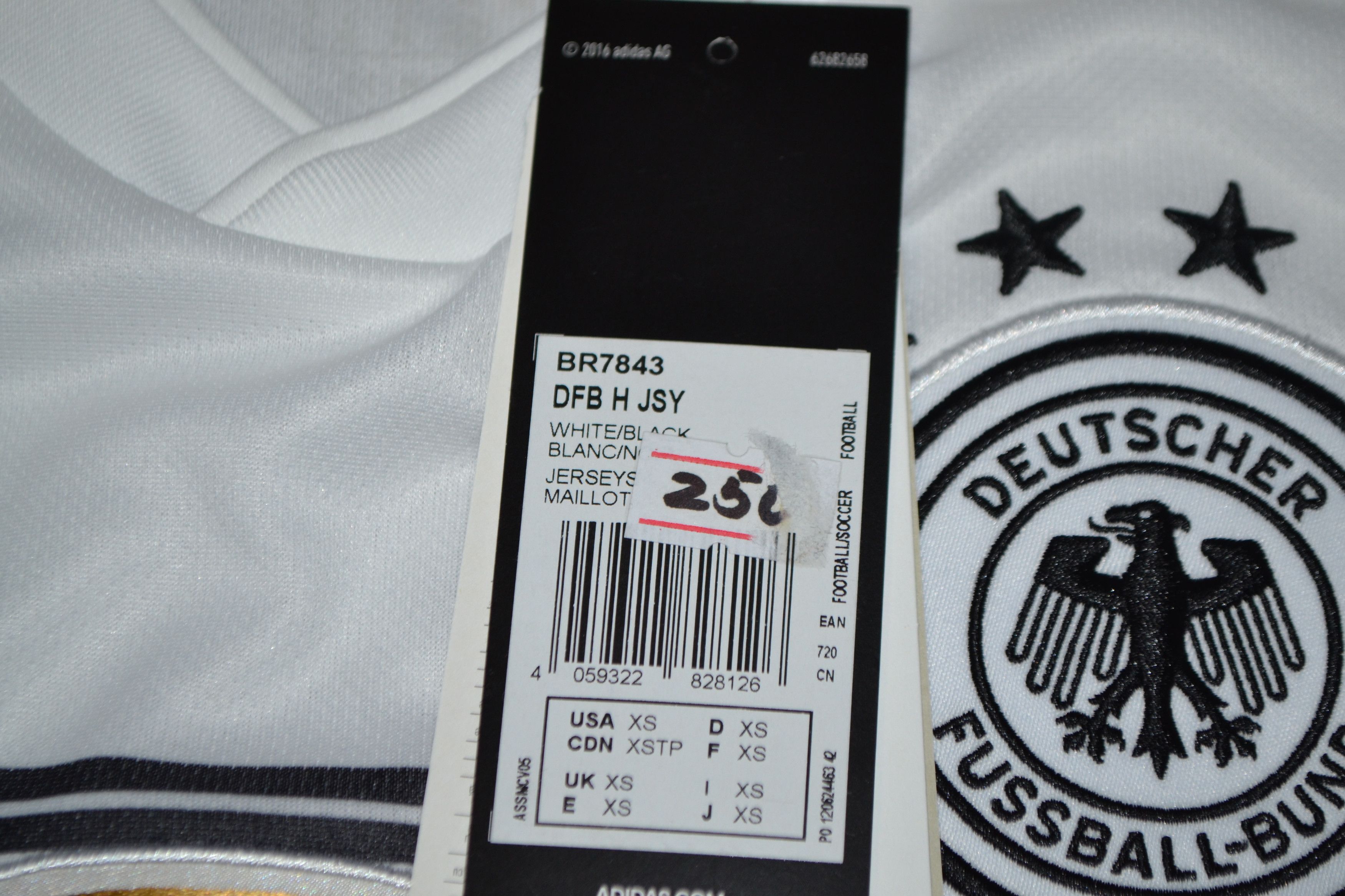 Adidas Germany 2018 2019 Home Soccer Jersey Football Kit Shirt Size US XS / EU 42 / 0 - 5 Thumbnail