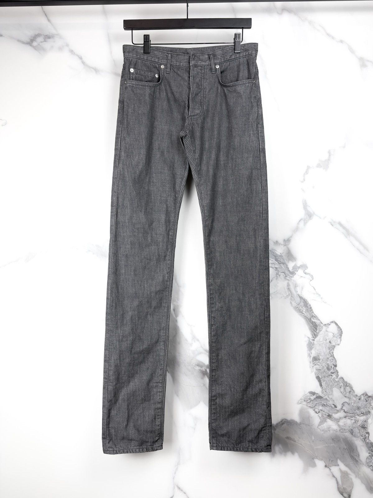 Dior Dior Homme Grey Long Denim Jeans | Grailed