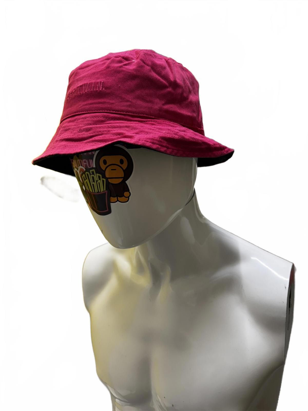 Unknown London Pink Bucket Hat Size ONE SIZE - 4 Thumbnail