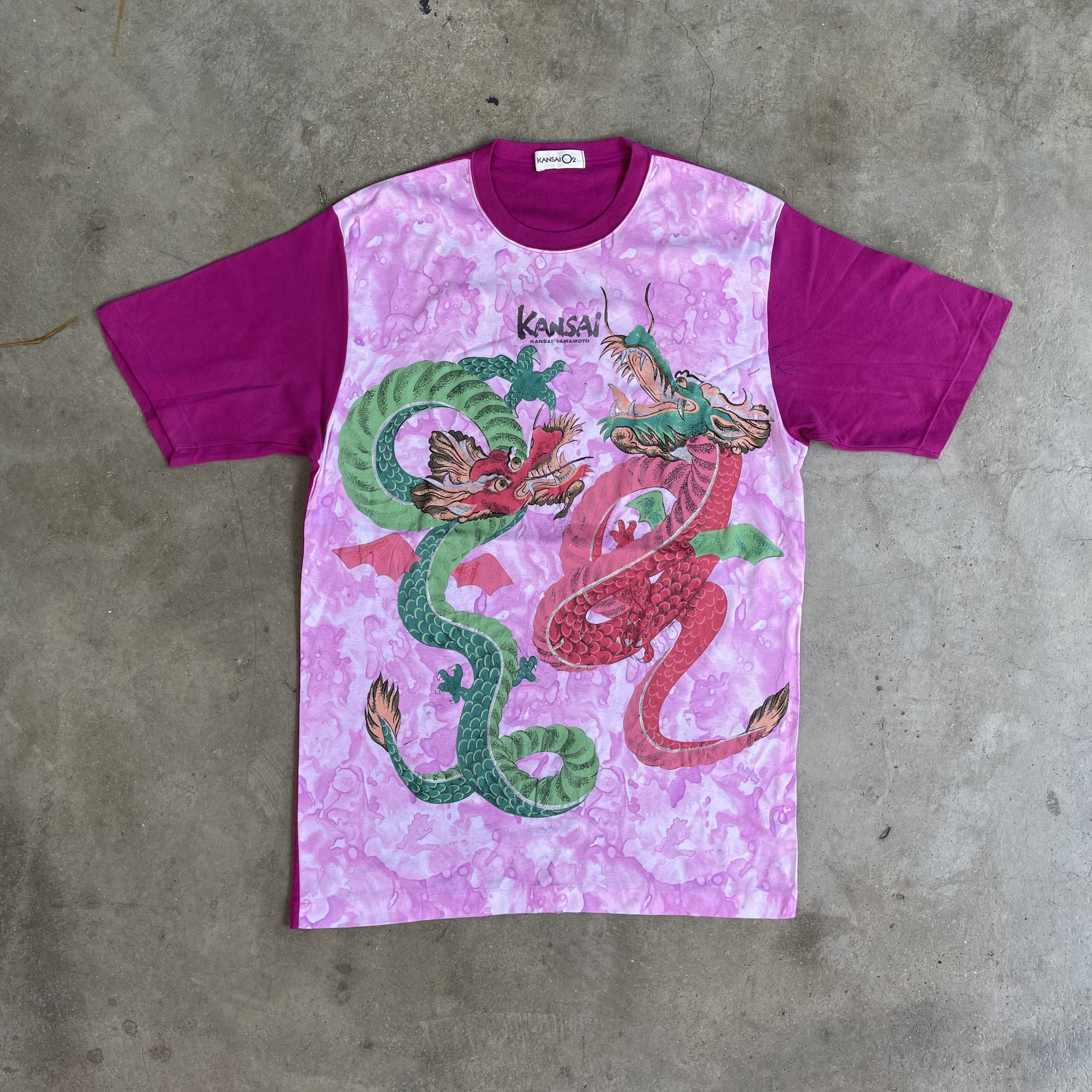 Kansai Yamamoto Vintage Kansai Yamamoto Irezumi Dragon T-shirt Size US M / EU 48-50 / 2 - 1 Thumbnail