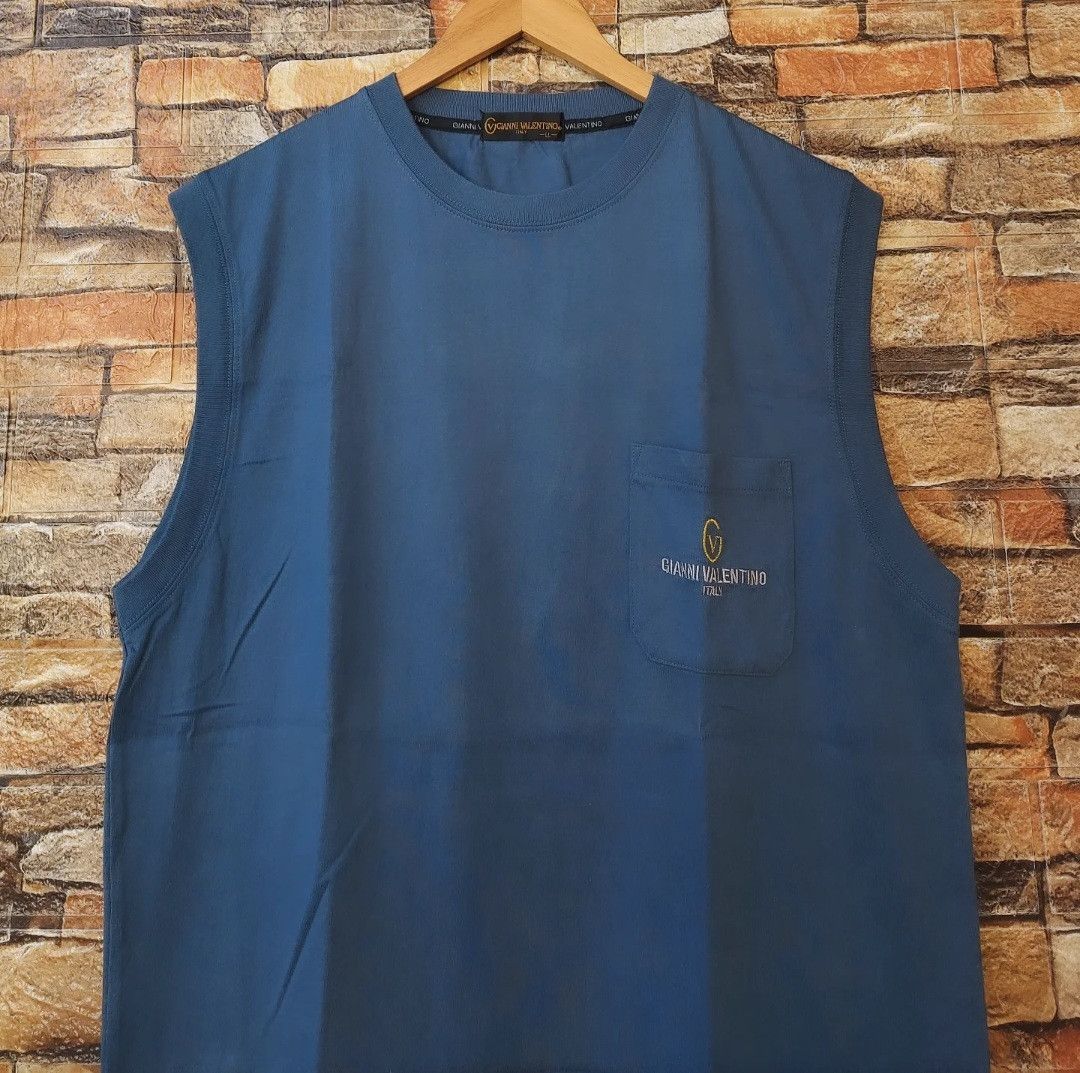 Gianni Valentino × Valentino × Vintage Gianni Valentino Sleeveles Tanktop Size US L / EU 52-54 / 3 - 2 Thumbnail