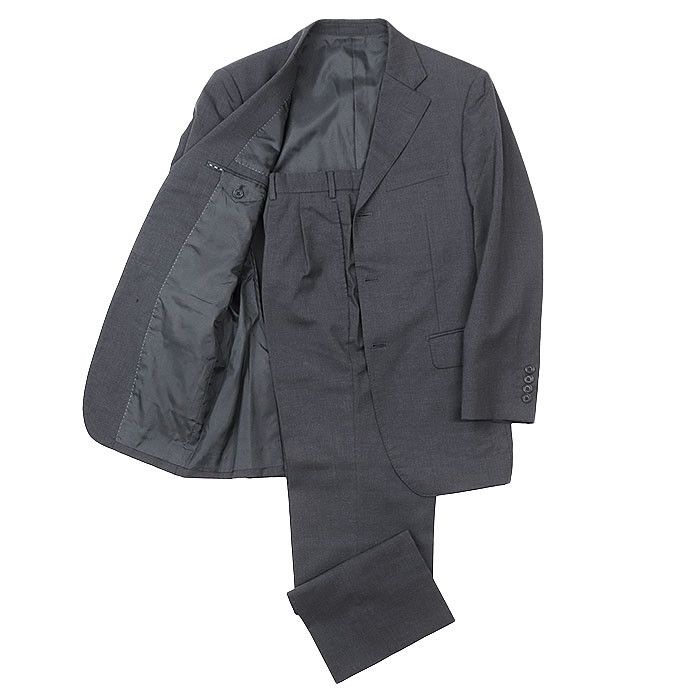 Burberry Burberry Burberry Black Label super100s Tasmanian Wool Suit Set Leather Suits BMD30-802-07 DUTY FREE for USA Size ONE SIZE - 1 Thumbnail