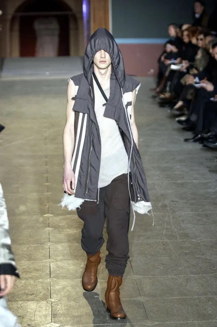 Rick Owens Rick Owens 03FW "TRUCKER" Runway Padded Pattern Jacket Size US S / EU 44-46 / 1 - 10 Thumbnail