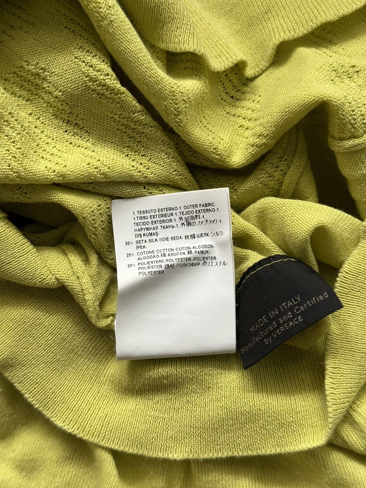 Designer × Versace Versace Medusa logo silk blend sweater Size S / US 4 / IT 40 - 7 Thumbnail