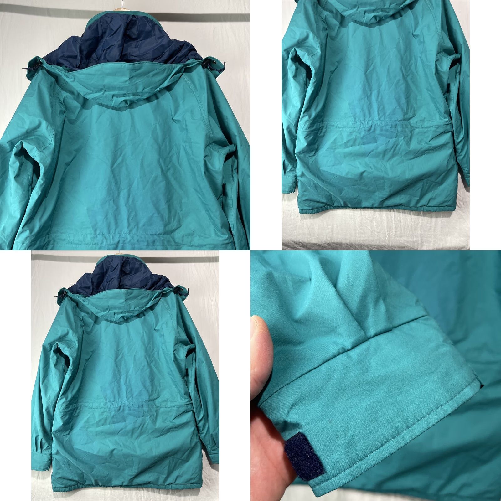 Vintage VINTAGE Woolrich Jacket Mens Large Blue Windbreaker Teton Gore Tex Hooded Zip Size US L / EU 52-54 / 3 - 9 Thumbnail