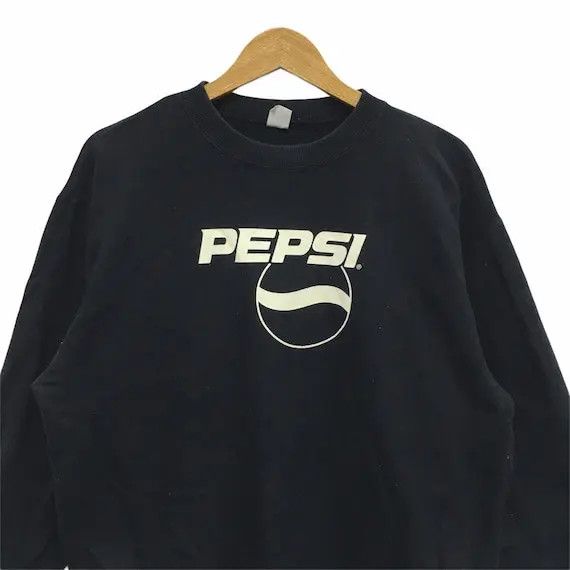 Pepsi Vintage 90' PEPSI COLA Beverage Stock Logo Crew Sweatshirt Size L / US 10 / IT 46 - 3 Thumbnail