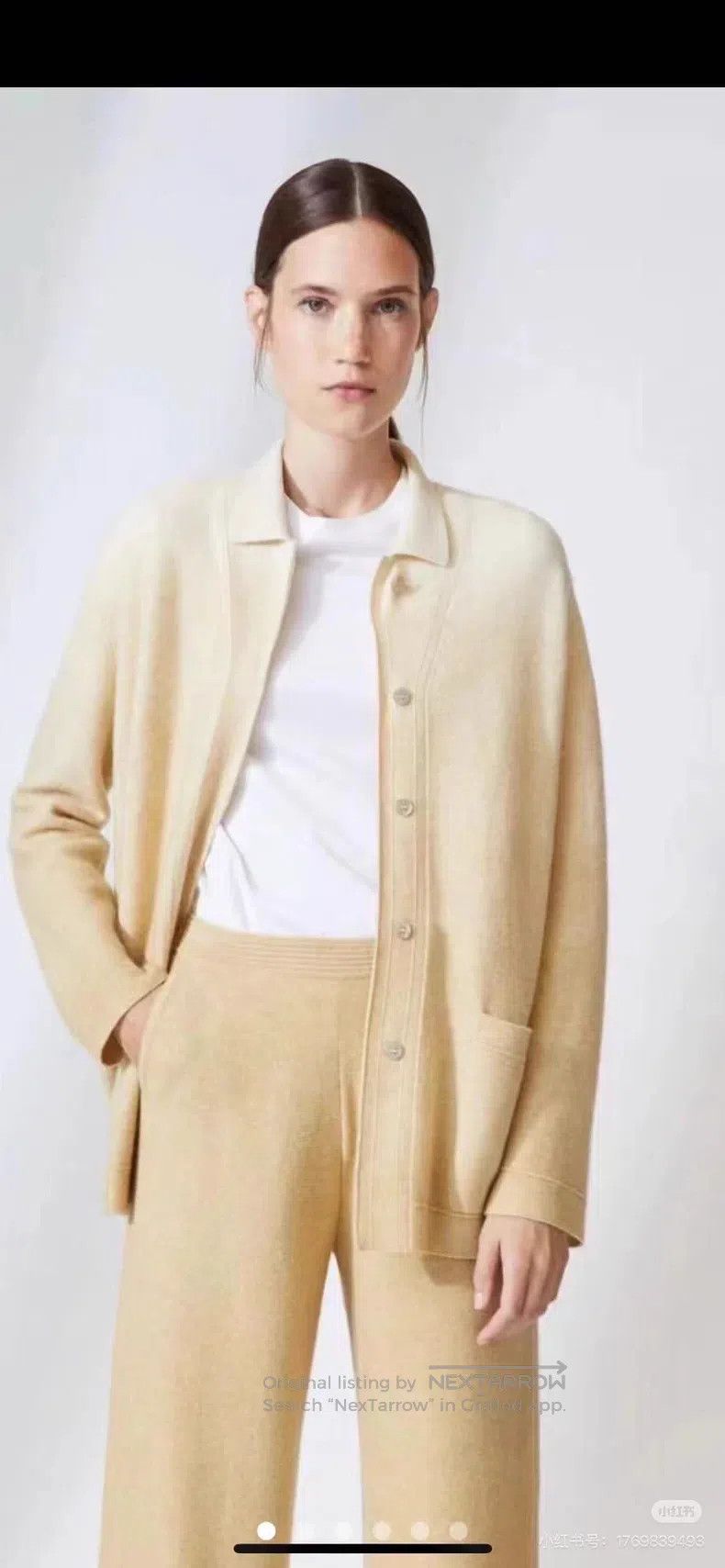 Loro Piana Loro Piana Yellow Gradient Cashmere Knit Cardigan Coat Size M / US 6-8 / IT 42-44 - 8 Thumbnail