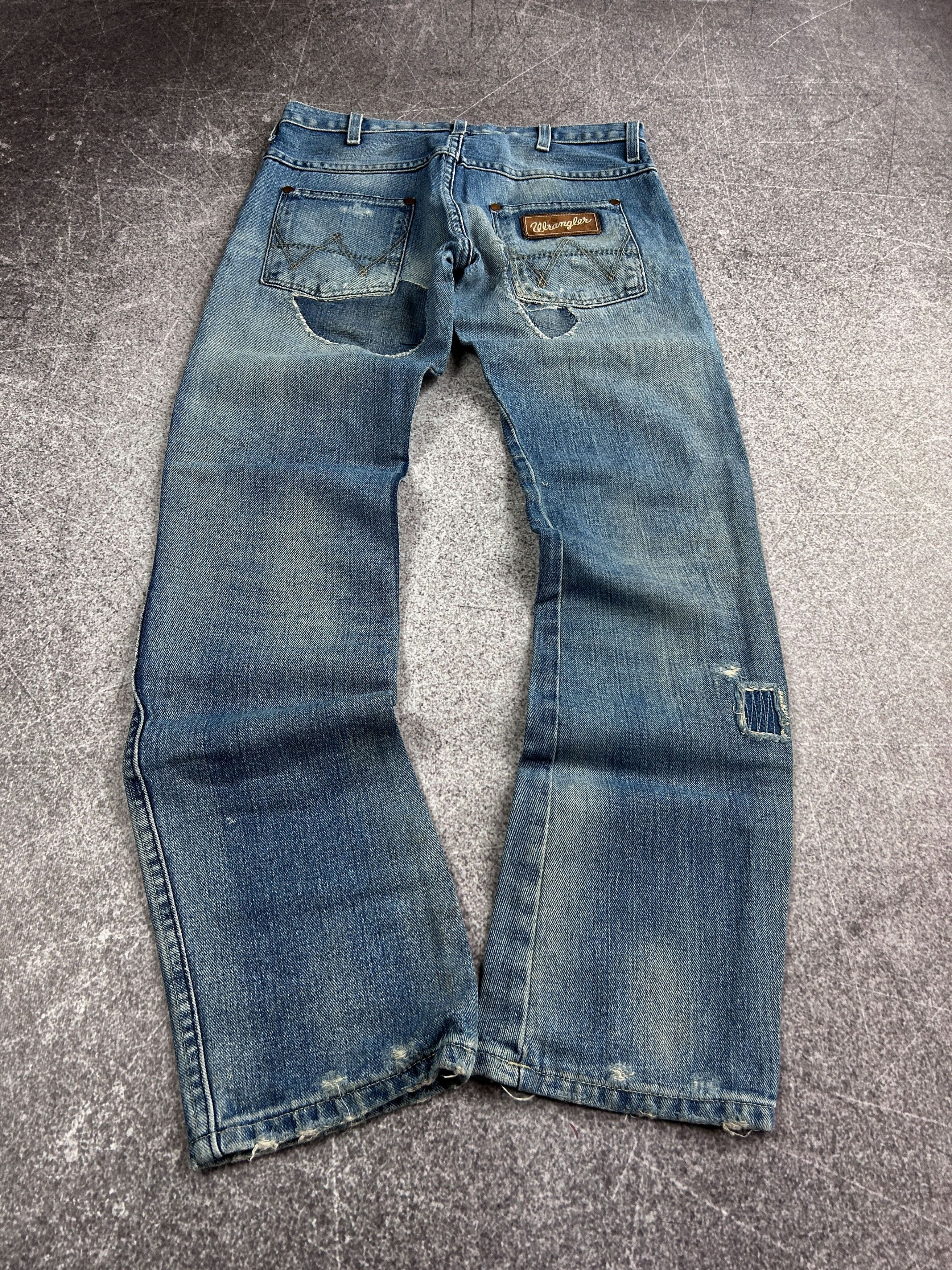 Designer 💥 HYSTERIC GLAMOUR BALENCIAGA STYLE PATCHWORK JEANS Size US 28 / EU 44 - 6 Thumbnail