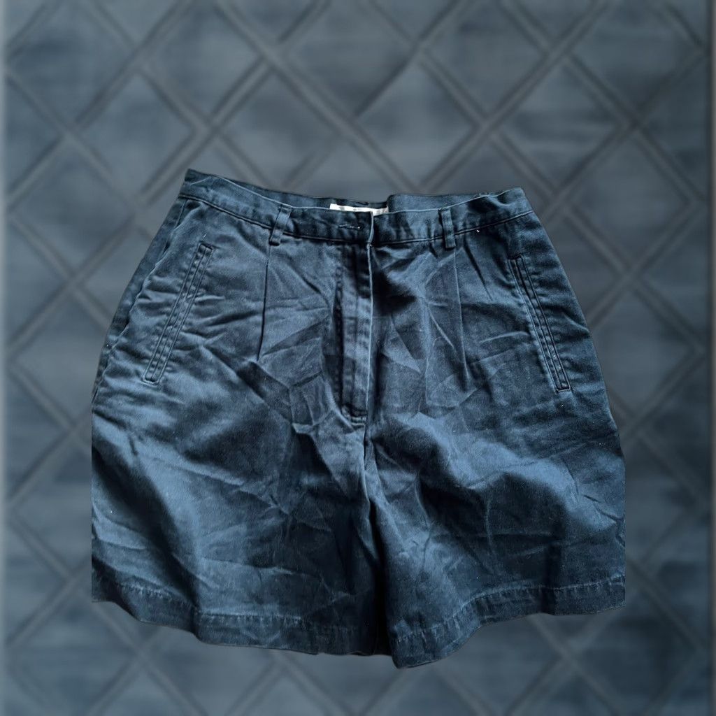 Geoffrey Beene WOMENS SPORT PLEATED Geoffrey Beene SHORTS Navy Blue 12 INSEAM 6" Size 34" / US 12 / IT 48 - 1 Thumbnail
