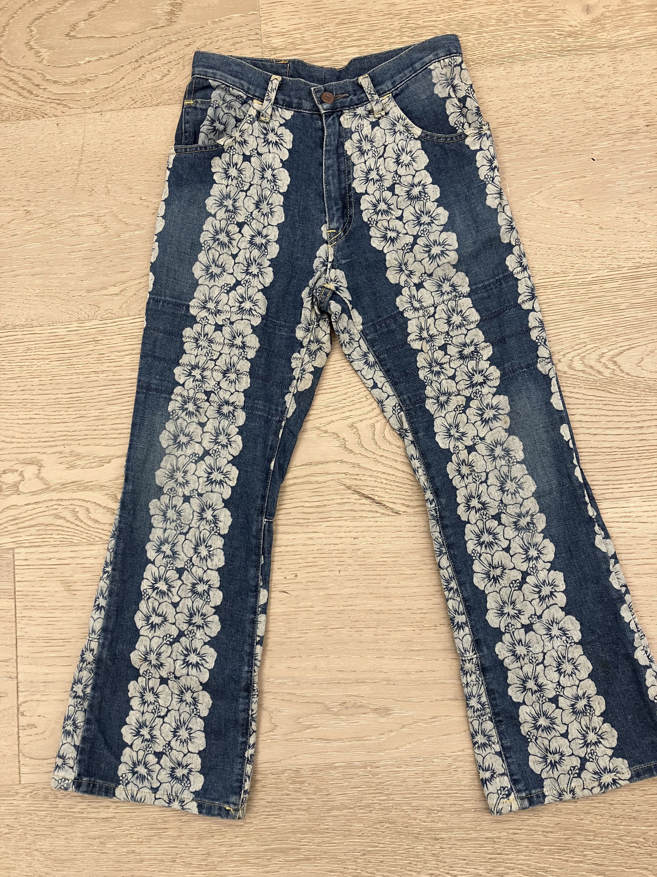 Hysteric Glamour Hysteric Glamour Hawaiian Jean floral denim Size 25" / US 0 / IT 36 - 1 Thumbnail