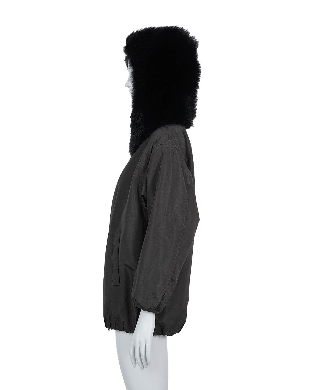 Prada Prada F/W2006 Raccoon Fur Hood Jacket Size M / US 6-8 / IT 42-44 - 10 Thumbnail