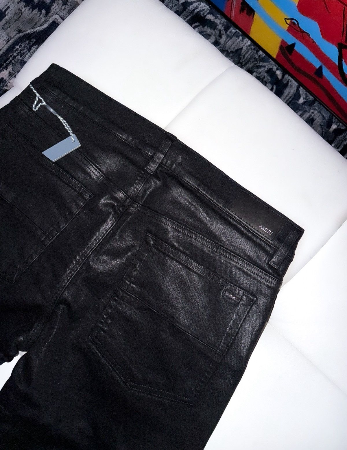 Amiri Amiri wax mx1 jeans Size US 38 / EU 54 - 3 Thumbnail