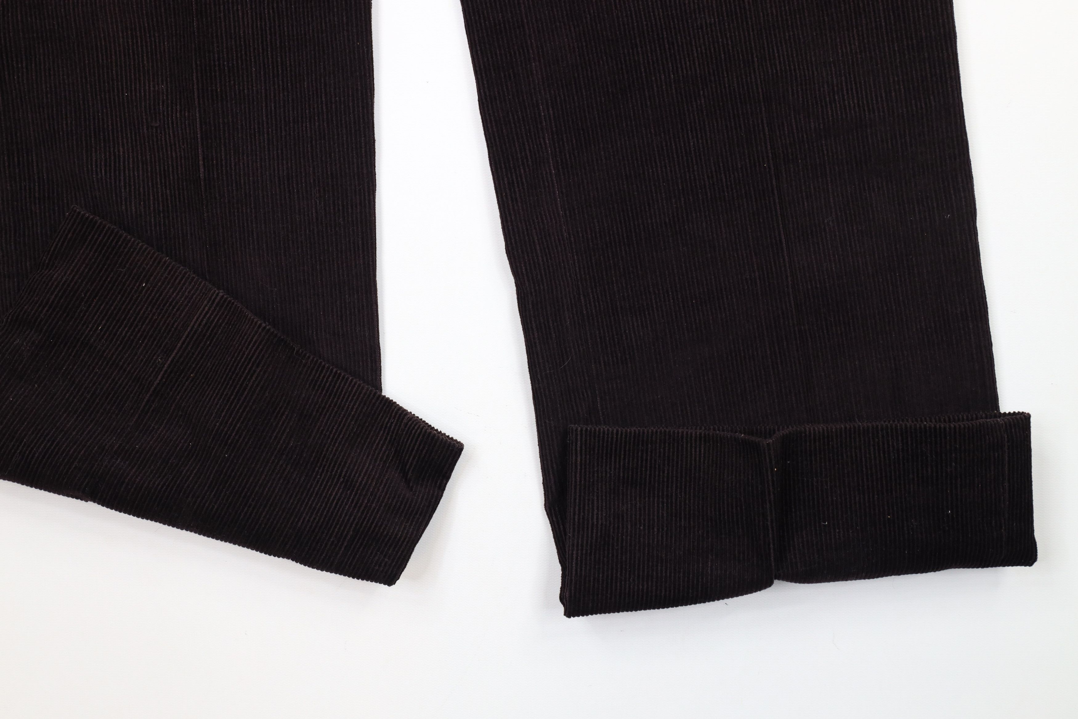Vintage Vintage 70s Streetwear Bell Bottoms Corduroy Pants Brown USA Size US 32 / EU 48 - 5 Thumbnail