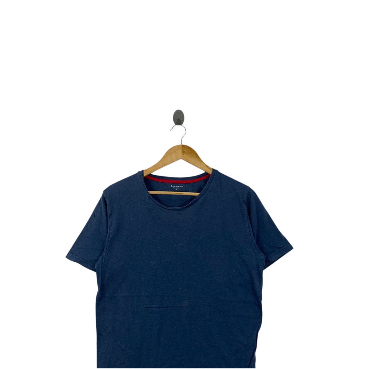 Aquascutum Vintage AQUASCUTUM LONDON Pure Natural Dye Tee Shirt Top Size US L / EU 52-54 / 3 - 2 Thumbnail
