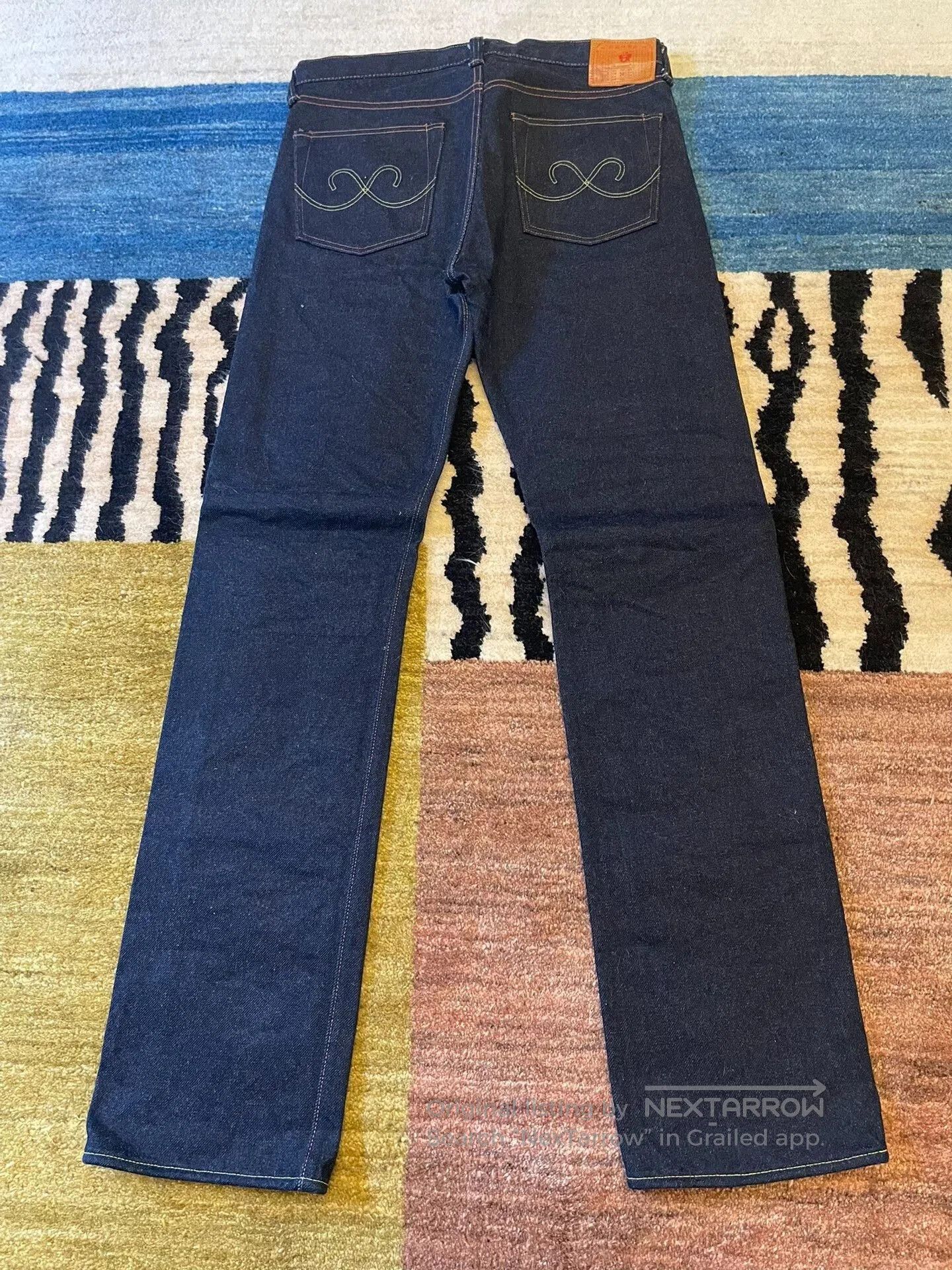 Red Clouds Collective Red Cloud 25oz Selvedge Raw Denim Jeans. Size US 34 / EU 50 - 6 Thumbnail