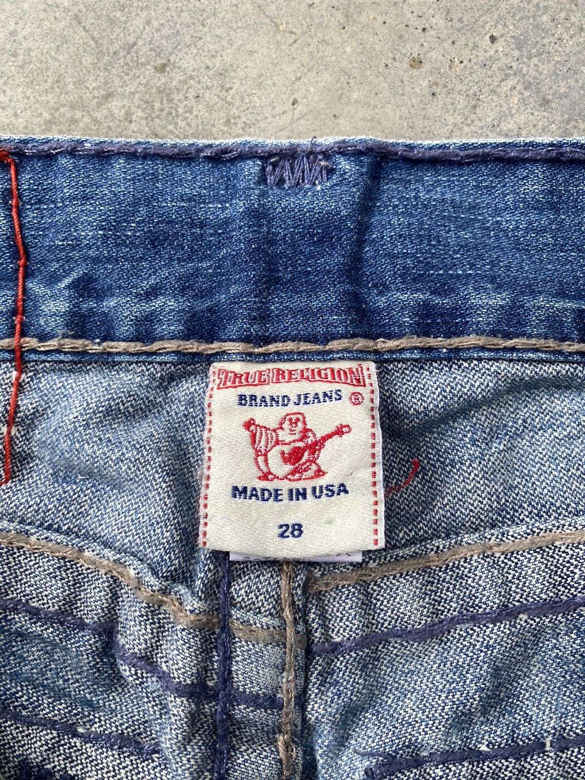 True Religion Vintage True Religion Distressed Denim Pants Size US 30 / EU 46 - 13 Thumbnail