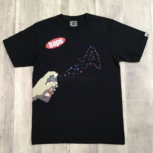 Bape × Nigo 🔥Vintage🔥 BAPE Spray can T-shirt a bathing ape NIGO Size US M / EU 48-50 / 2 - 1 Thumbnail