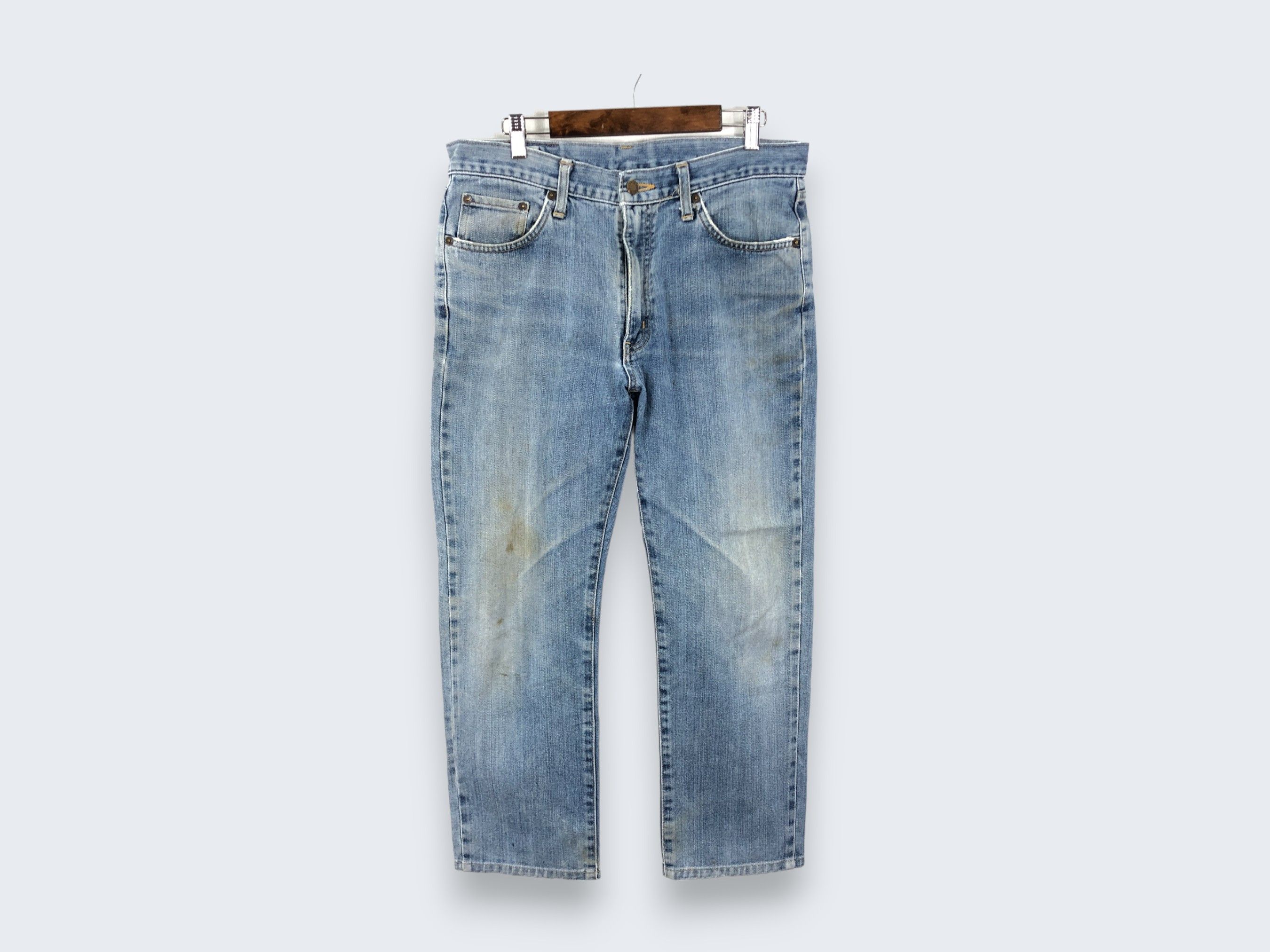 Edwin × Vintage 34 x 26 Vintage Edwin Jeans Light Wash L1346 Size US 34 / EU 50 - 1 Thumbnail