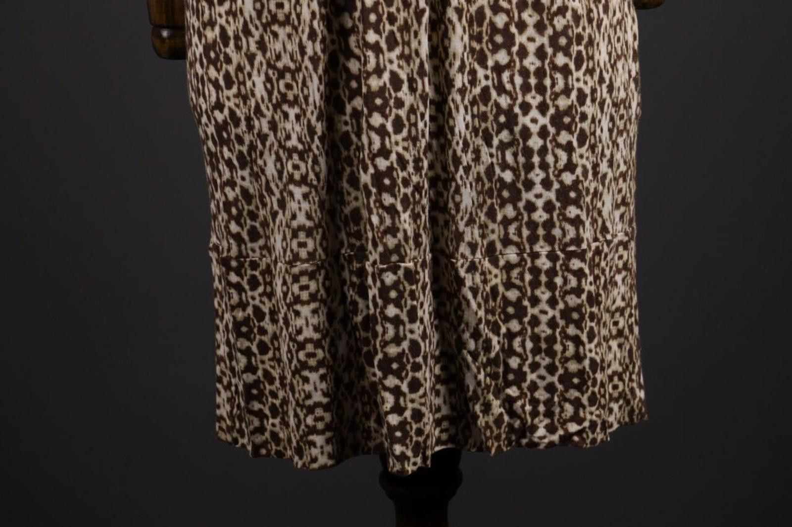 Designer Weekend Max Mara Multicolor A-Line Sheath Midi Dress Size L Size L / US 10 / IT 46 - 4 Thumbnail