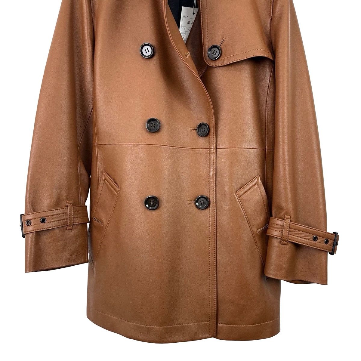 Coach Coach SS24 Light Brown Leather Jacket Size M / US 6-8 / IT 42-44 - 4 Thumbnail
