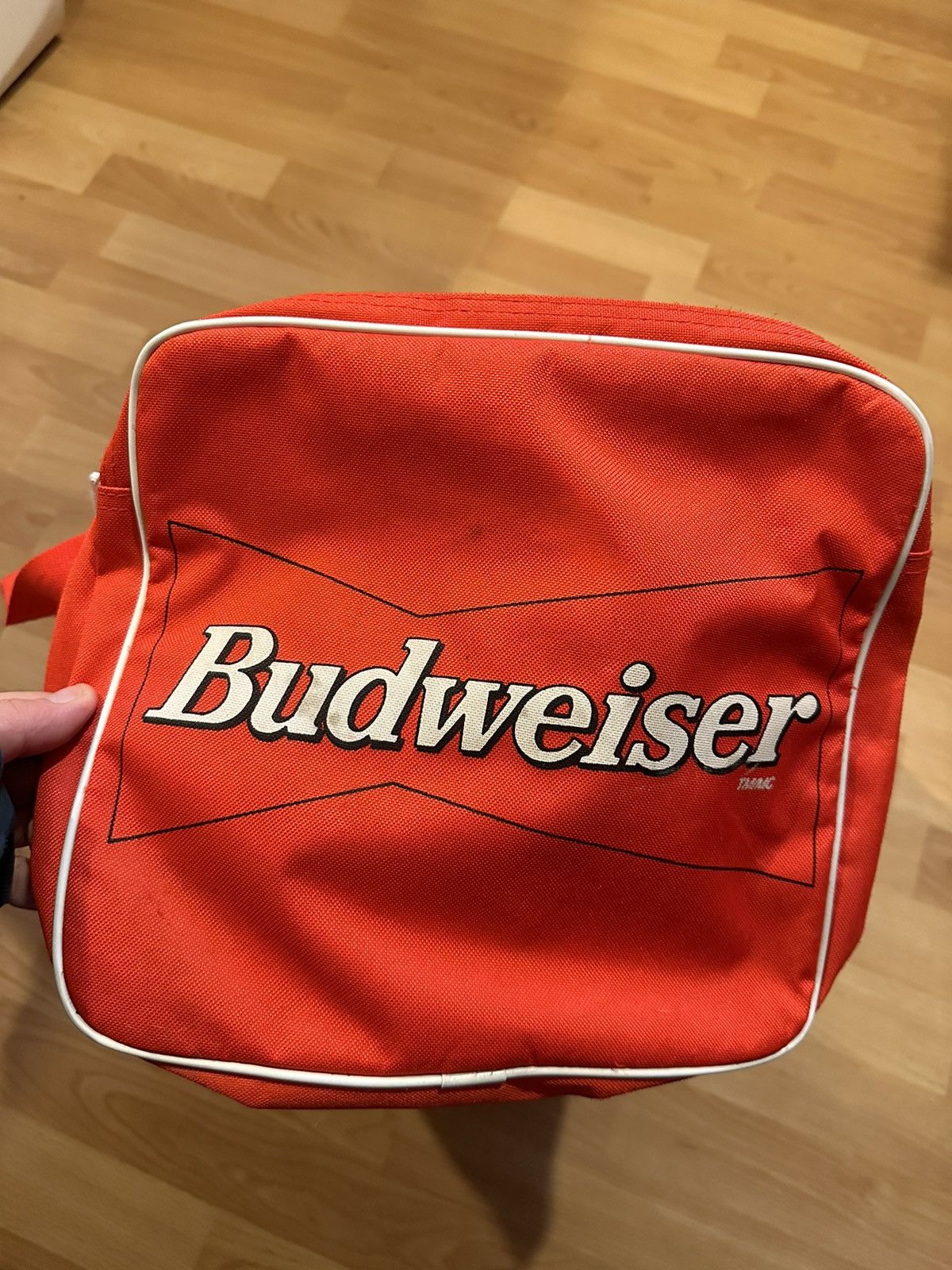 Budweiser × Vintage Vintage Budweiser Duffle Bag 90’s Gym Bag Beer Tote Grail Size ONE SIZE - 4 Thumbnail