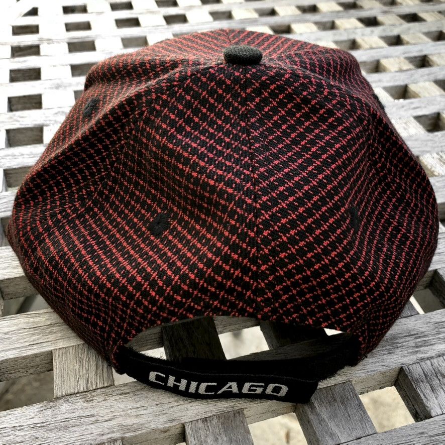 Logo Athletic Chicago Bulls 90s Vintage VTG Logo Athletic NBA Plaid Hat Size ONE SIZE - 3 Thumbnail