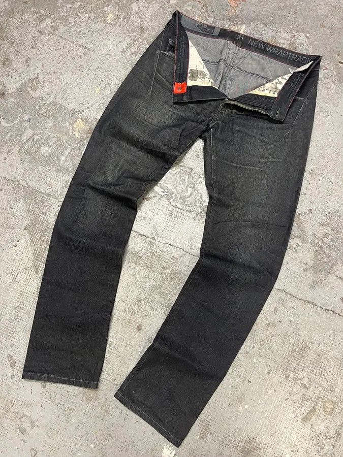 Marithe + Francois Girbaud 1990s Marithé + François Girbaud Black Denim Jeans Size US 32 / EU 48 - 6 Thumbnail