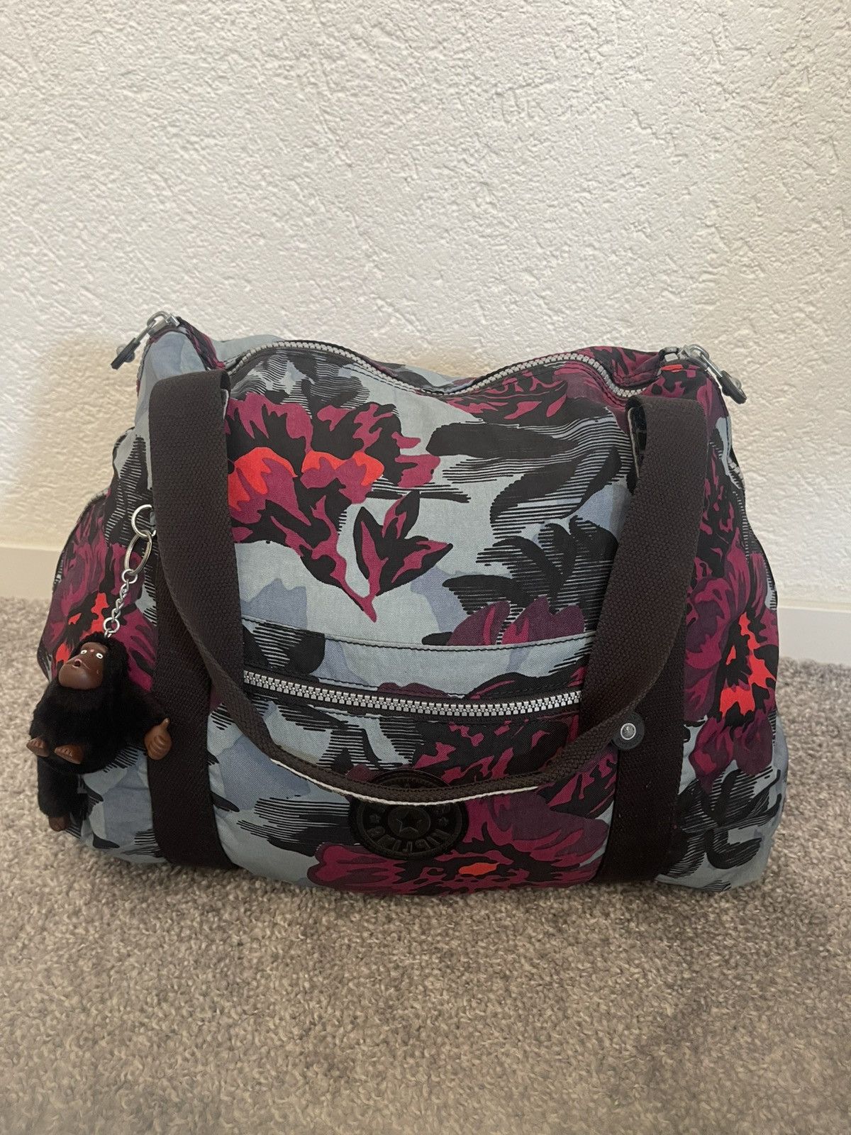 Japanese Brand KIPLING VINTAGE AVANT GARDE Y2K FLOWERS MONKEY BIG BAG Size ONE SIZE - 12 Thumbnail