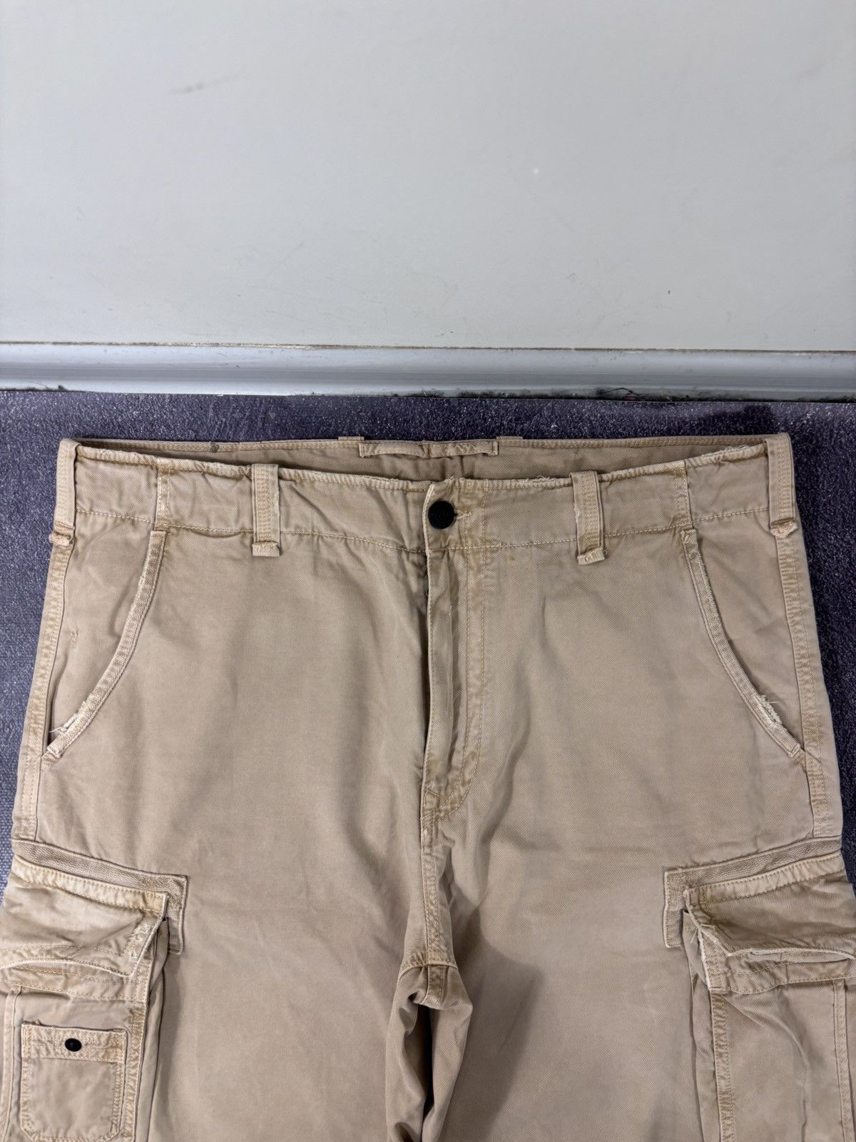 True Religion True Religion Bermuda Long Men’s Hype Baggy Cargo Shorts Size US 38 / EU 54 - 9 Thumbnail
