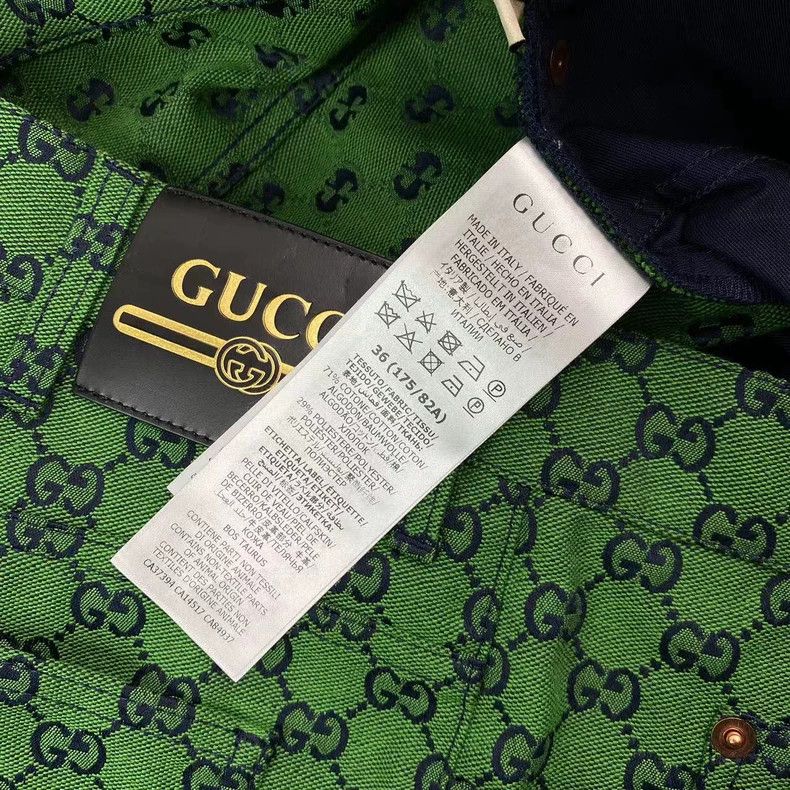 Gucci GucciGreen full-printed logo trousers 2503-Nextarrow Size US 36 / EU 52 - 5 Thumbnail