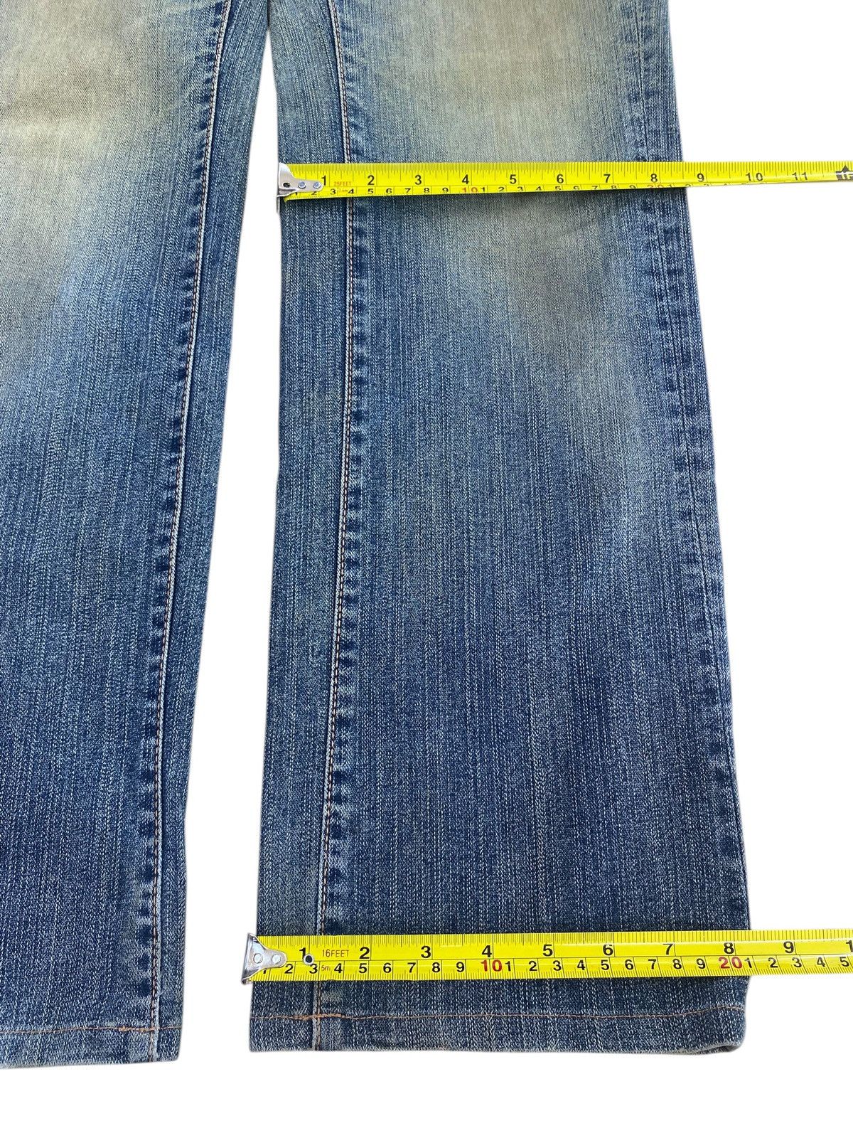 Japanese Brand Japanese Brand Mud Faded Wash Style Loose Jeans Size US 32 / EU 48 - 8 Thumbnail