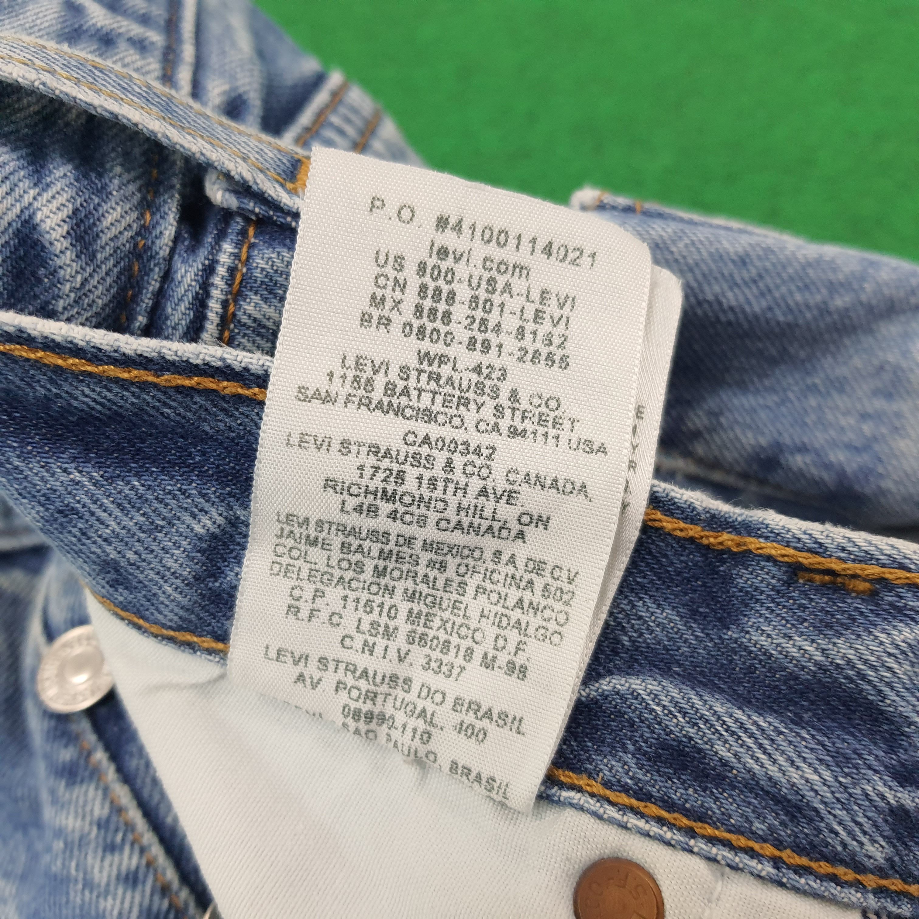 Levi's Vintage Levi's 501 Denim Distressed Paint Jeans C252N10 Size US 28 / EU 44 - 9 Thumbnail