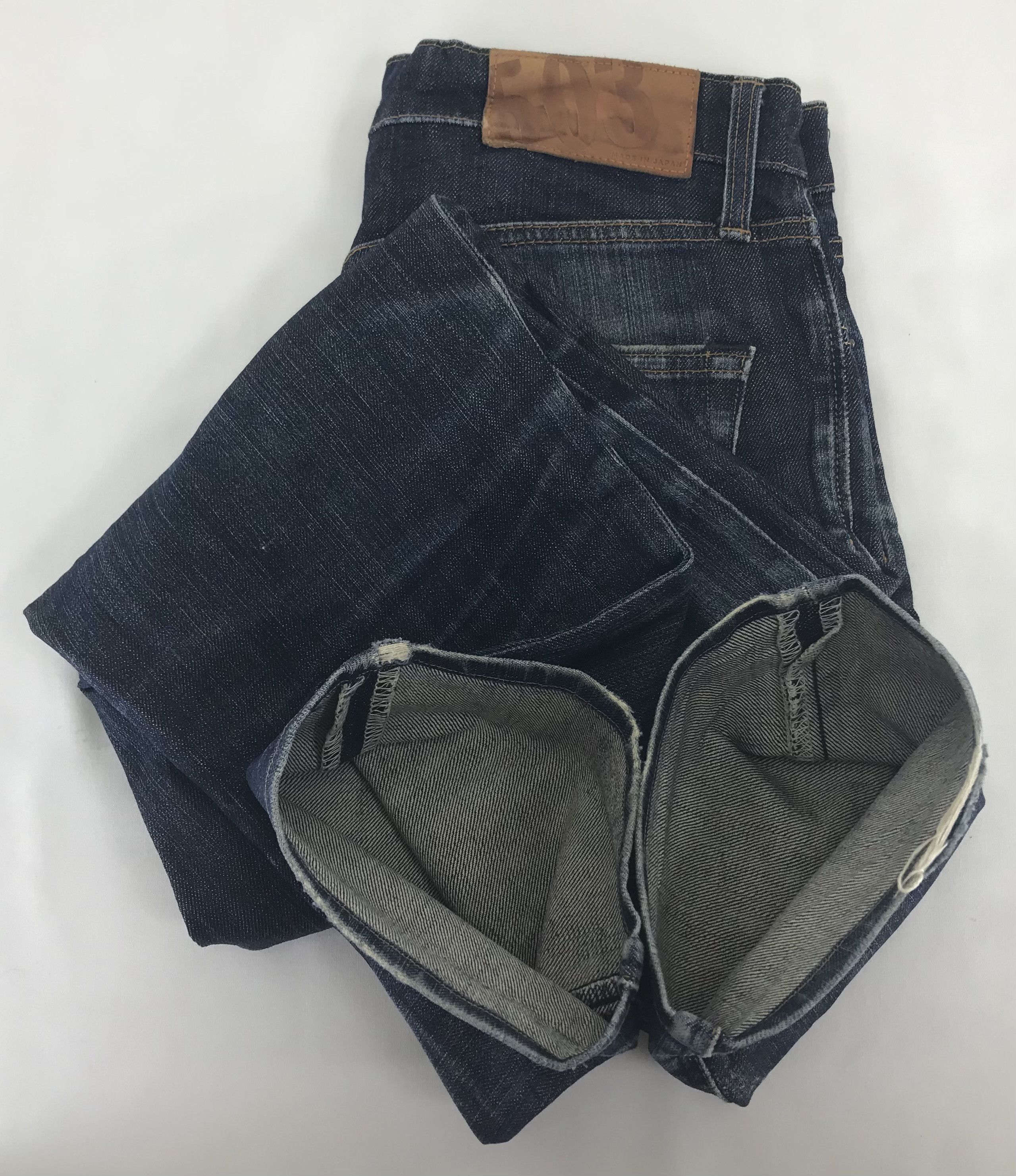 Edwin Vintage Edwin 503 Japanese Blue Ripped Jeans Size US 31 - 13 Thumbnail