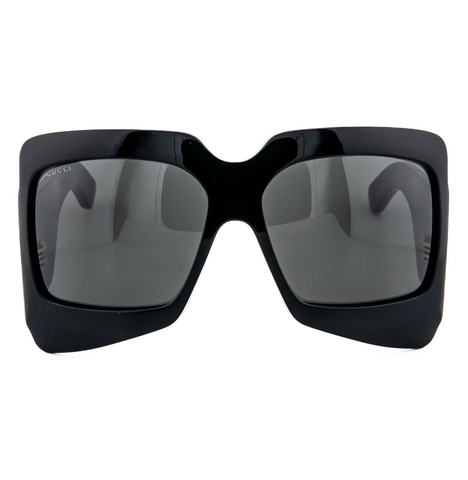 Gucci GUCCI GG1243S AUTHENTIC Black Oversized Geometric 1243 001 Size ONE SIZE - 3 Thumbnail