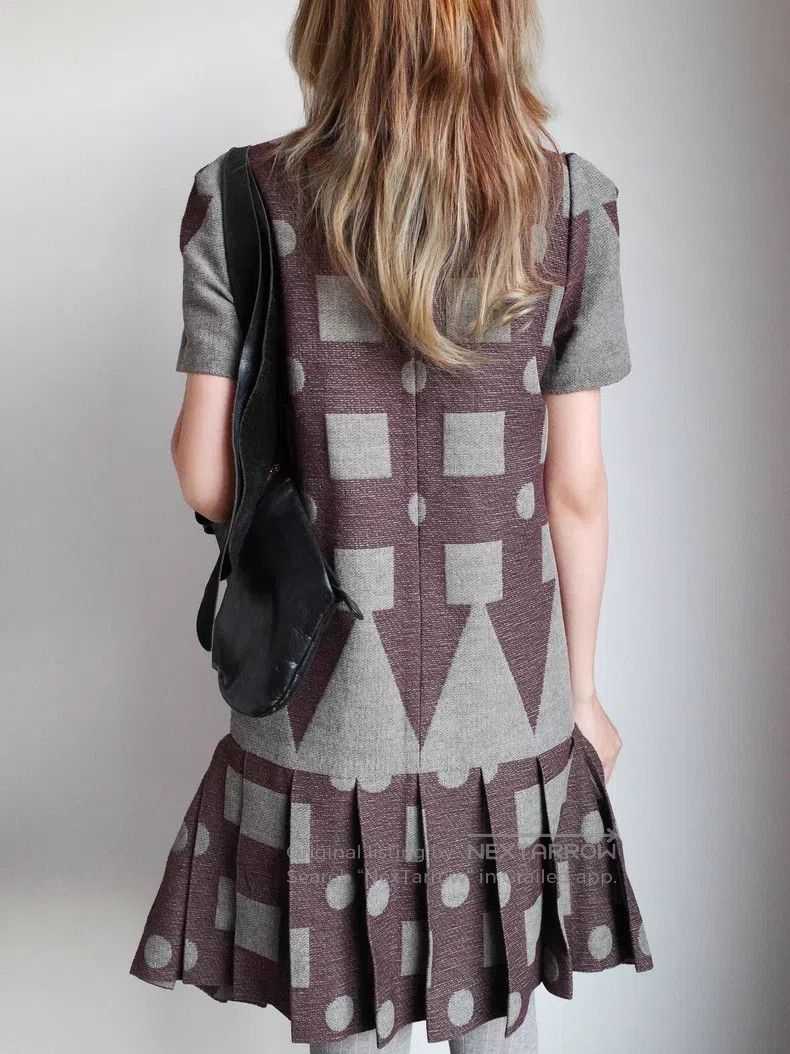 Vivienne Westwood Vivienne Westwood Geometric pattern polka dot burgundy cot Size M / US 6-8 / IT 42-44 - 7 Thumbnail