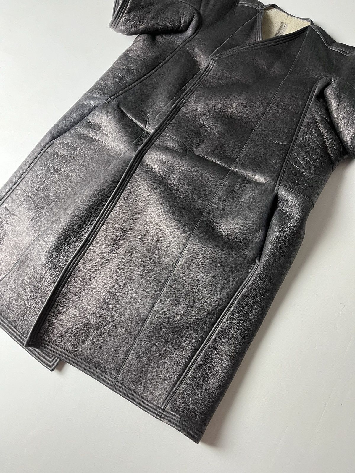 Rick Owens Rick Owen’s Sphinx F/W 15 Leather Jacket Size M / US 6-8 / IT 42-44 - 10 Thumbnail