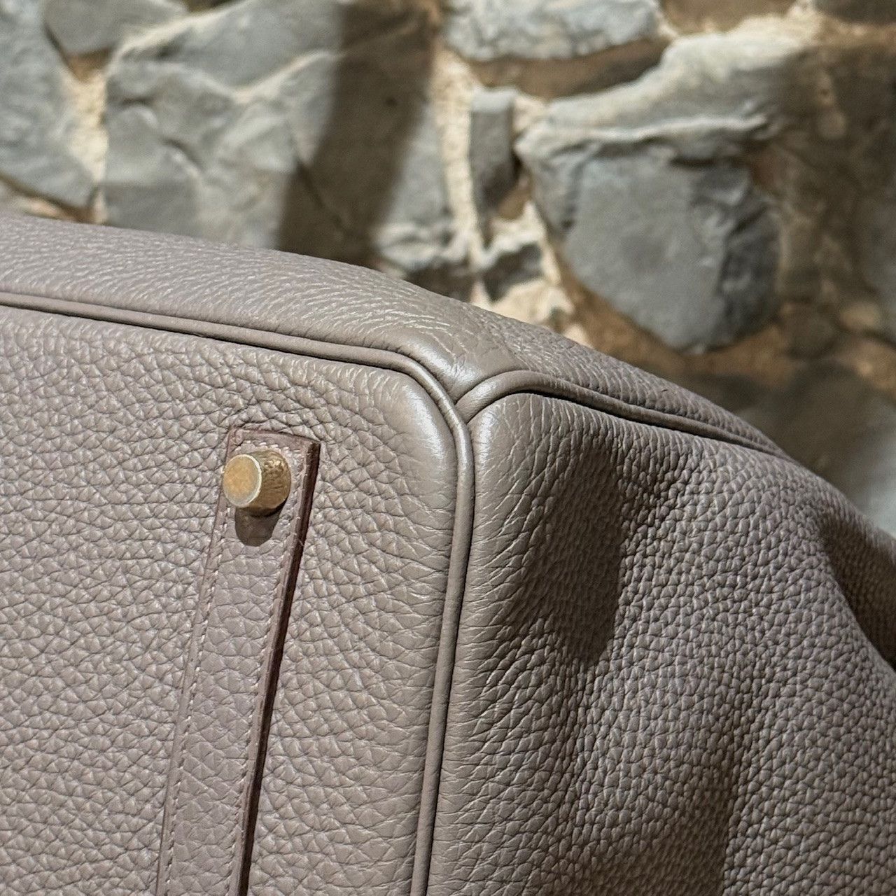 Hermes Hermès 2011 Gris Etain Togo Birkin 35 Bag Size ONE SIZE - 15 Thumbnail
