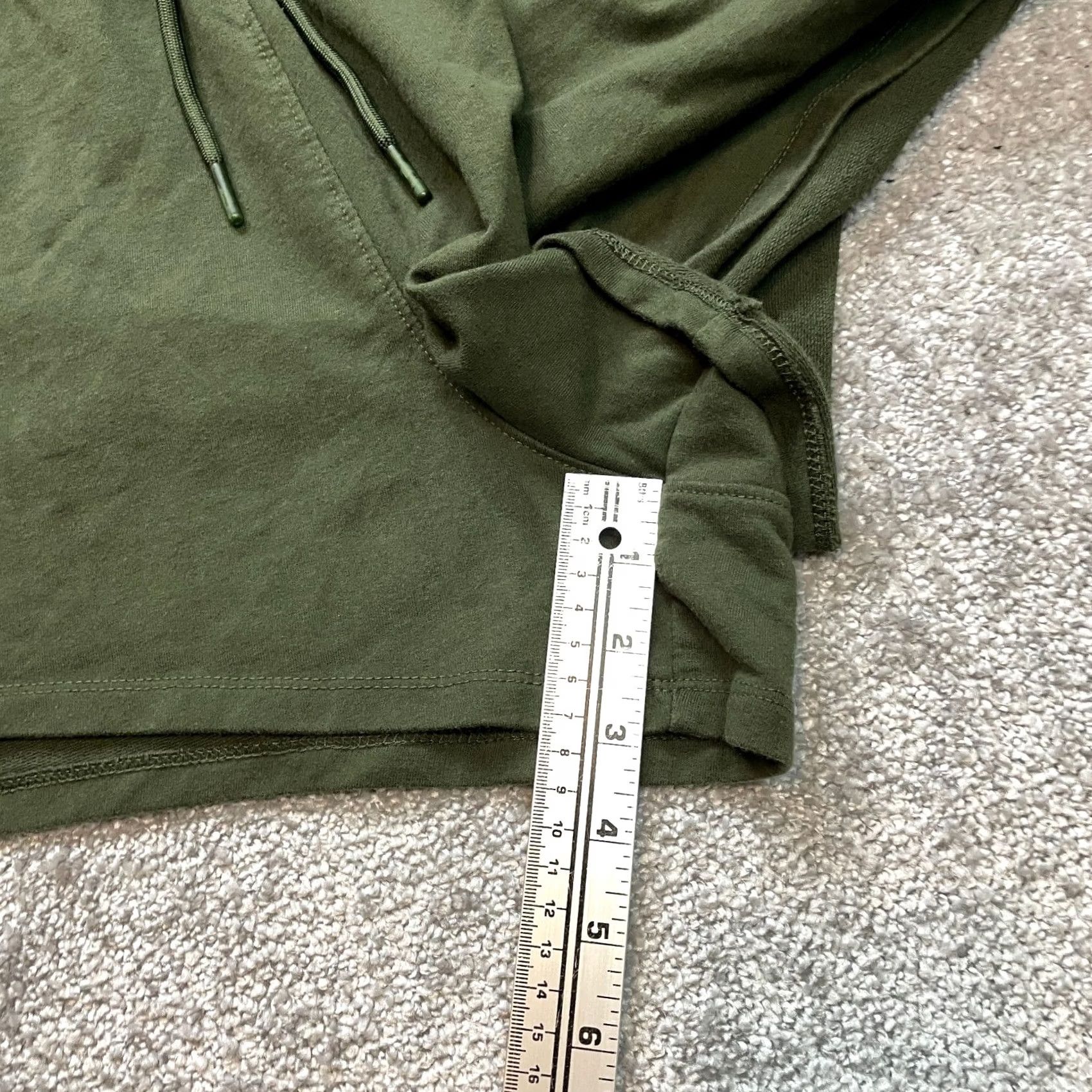 Vintage All in Motion Shorts womens XXL Green Soft Casual Drawstring Lounge 3" Sweat Size 25" / US 0 / IT 36 - 3 Thumbnail