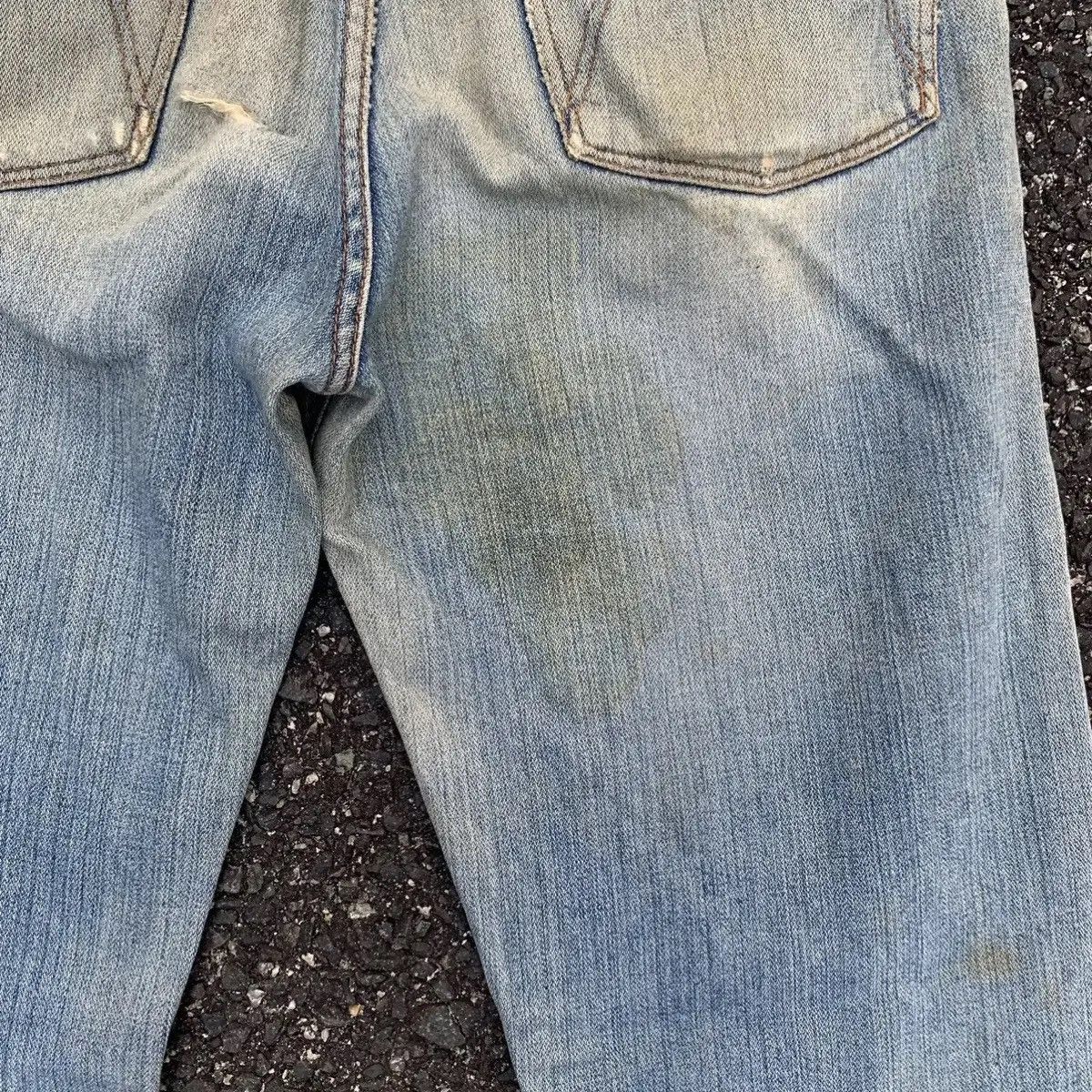 Vintage ‼️ SUPER RIPPED‼️ Vtg Maverick By Blue Bell Jean 31x32 Pants Size US 31 - 15 Thumbnail