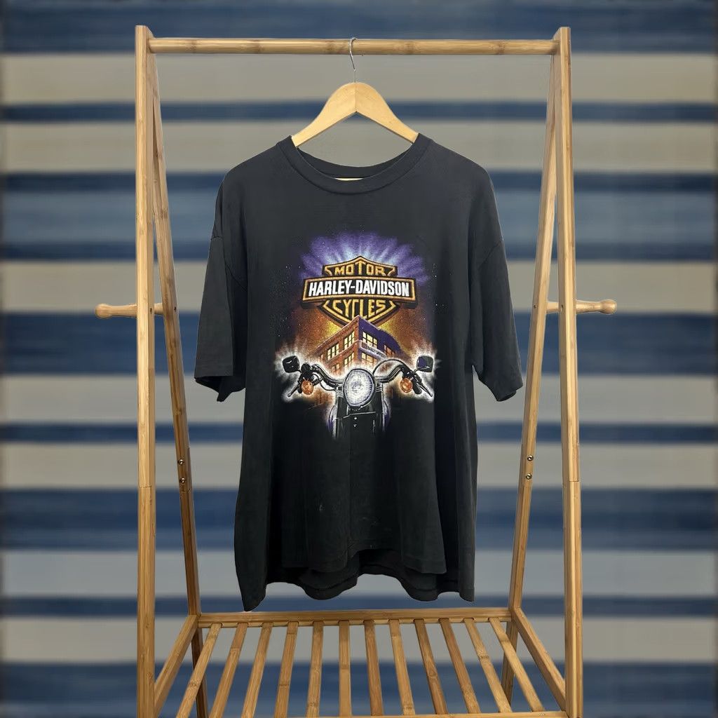Harley Davidson VTG Harley-Davidson Biker T-Shirt XXL Black Size US XXL / EU 58 / 5 - 1 Thumbnail