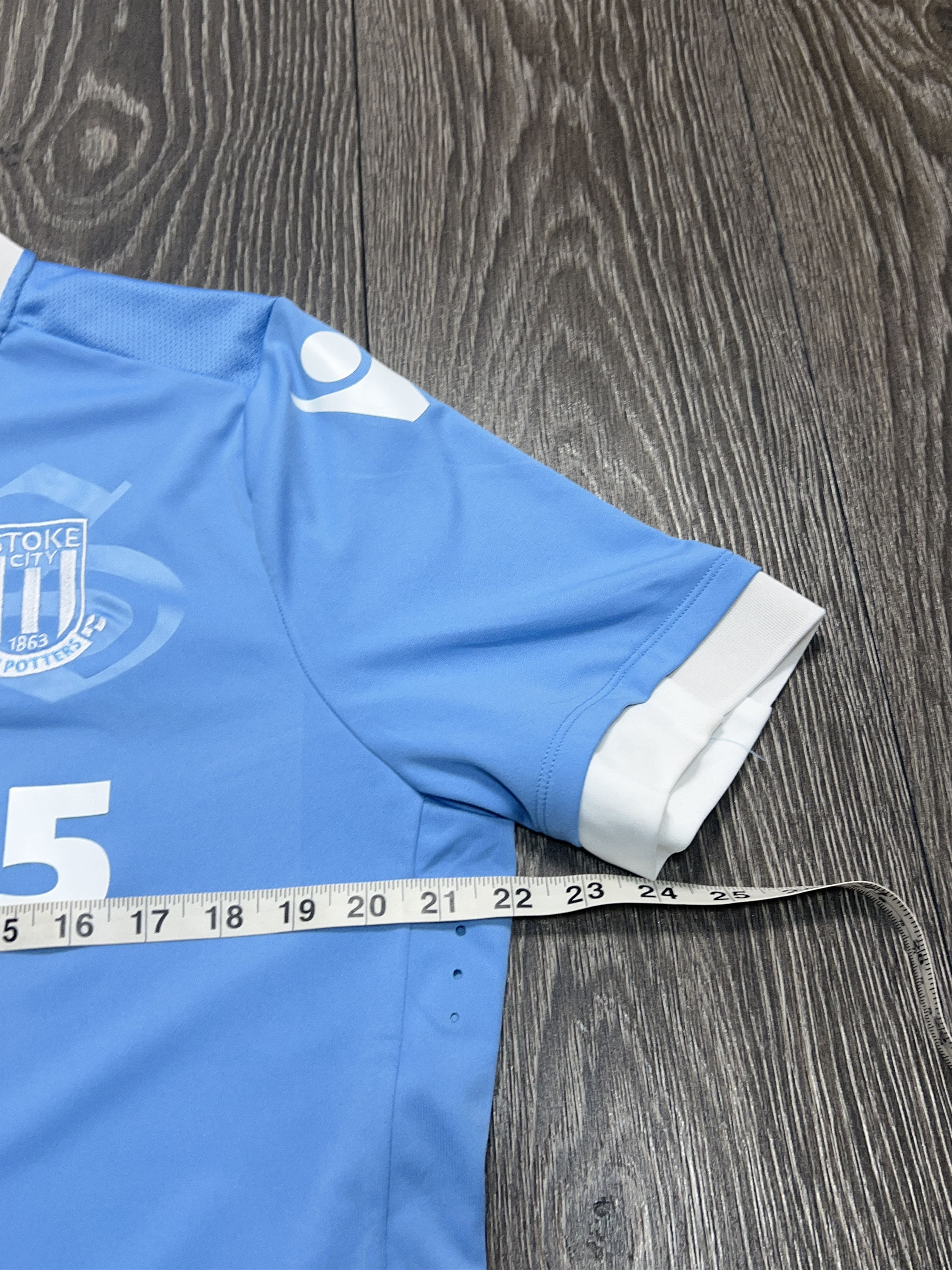 Macron Stoke City 2016 2017 Away Football Soccer Jersey Shirt XL Size US XL / EU 56 / 4 - 7 Thumbnail