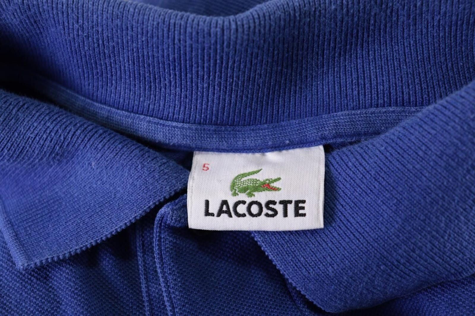 Lacoste Men Lacoste Blue Short Sleeve Polo Shirt Size 5 / L Size US L / EU 52-54 / 3 - 11 Thumbnail