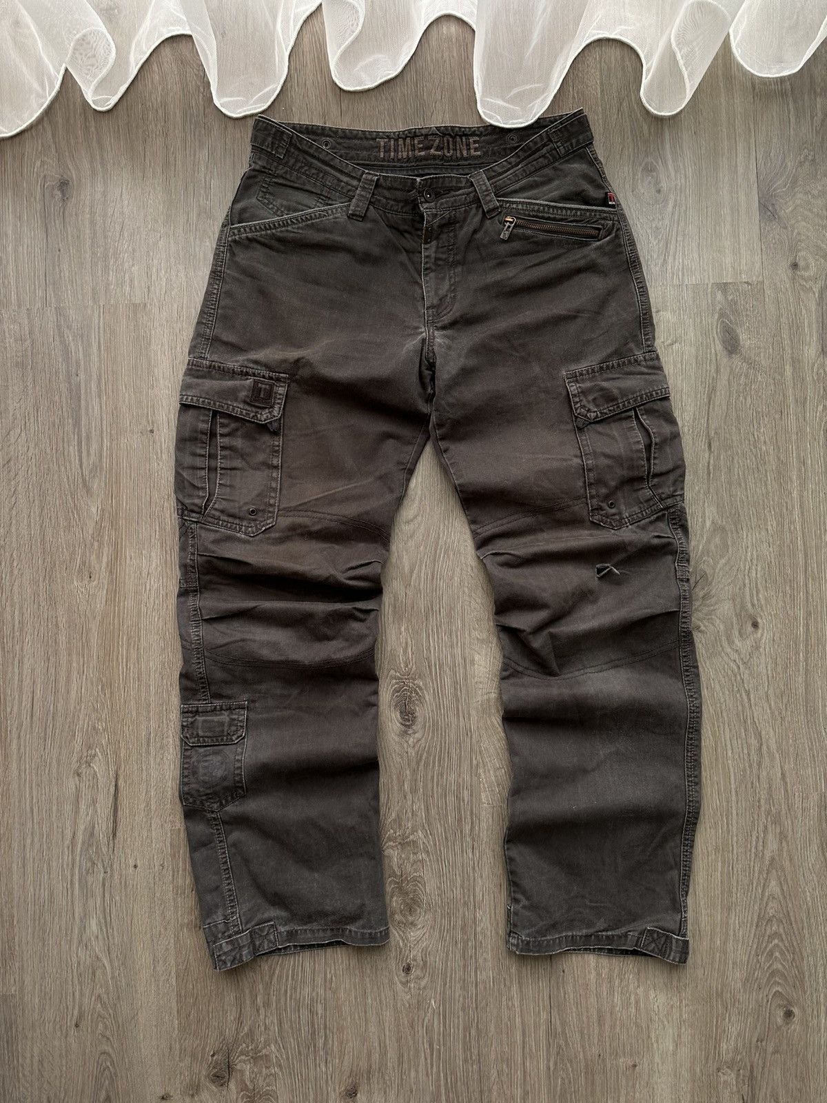 image of Vintage Cargo Waded Junya Watanabe Y2K Style Pants in Faded Black, Men's (Size 32)