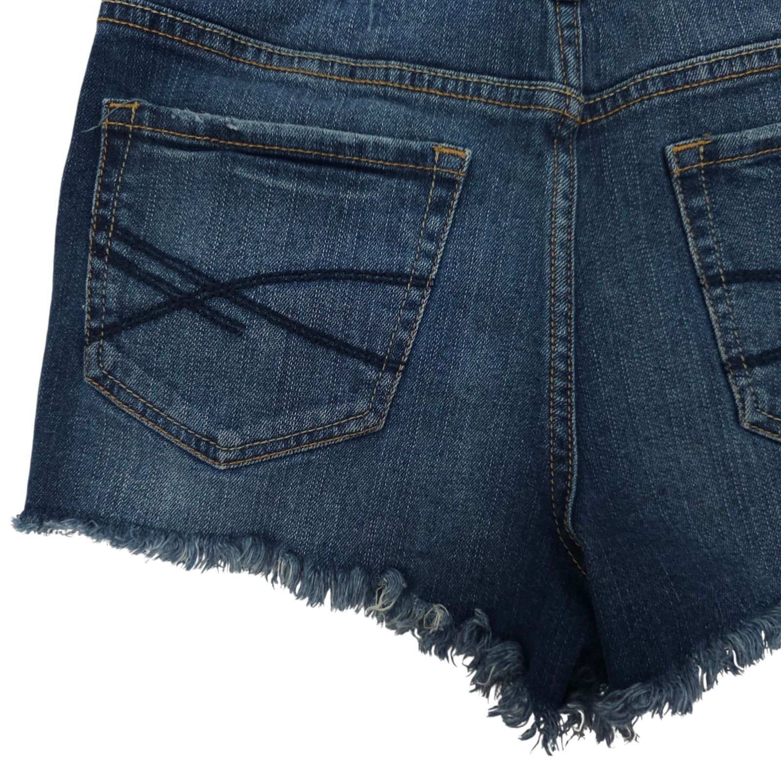 Aeropostale Aeropostale High Waisted Denim Shorts 4 Shorty Distressed Size 27" / US 4 / IT 40 - 15 Thumbnail