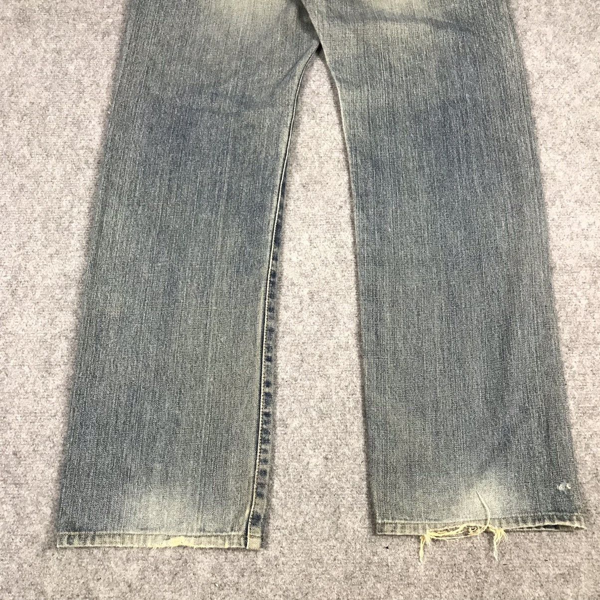 Japanese Brand BAGGY EDWIN SELVAGE DISTRESSED DENIM PANTS Size US 30 / EU 46 - 10 Thumbnail