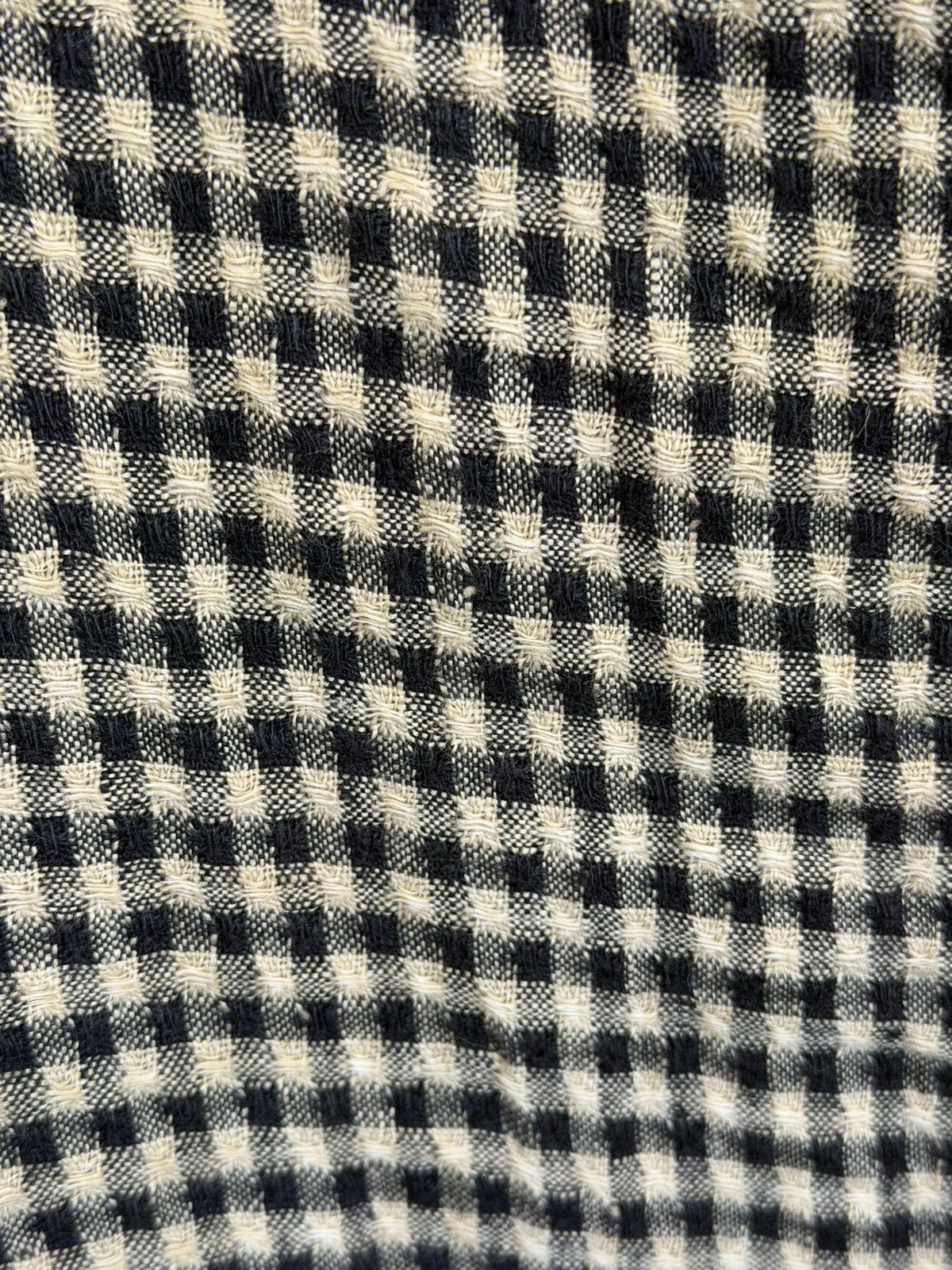 John Alexander Skelton Tea Dyed Gingham Linen Moonsailor Trousers size L Size US 34 / EU 50 - 3 Thumbnail