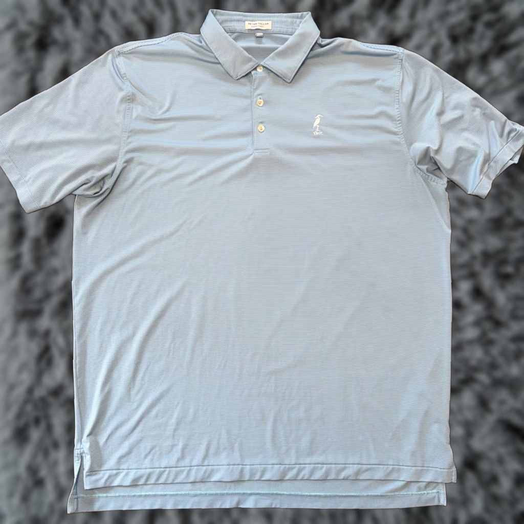 Peter Millar Peter Millar Polo Shirt Men’s XXL Blue Purple Striped Summer Comfort Golf VBCC Size US XXL / EU 58 / 5 - 1 Thumbnail
