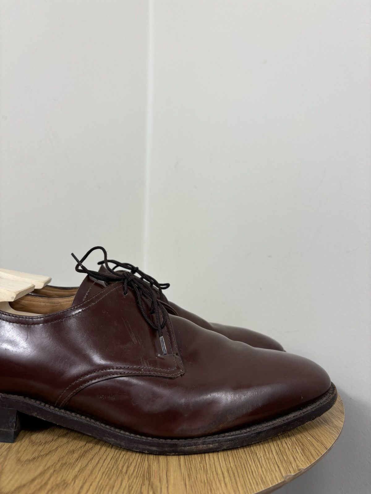 Shipton & Heneage Shipton & Heneage Men’s Dark Burgundy Leather Dress Shoes Size US 12 / EU 45 - 4 Thumbnail