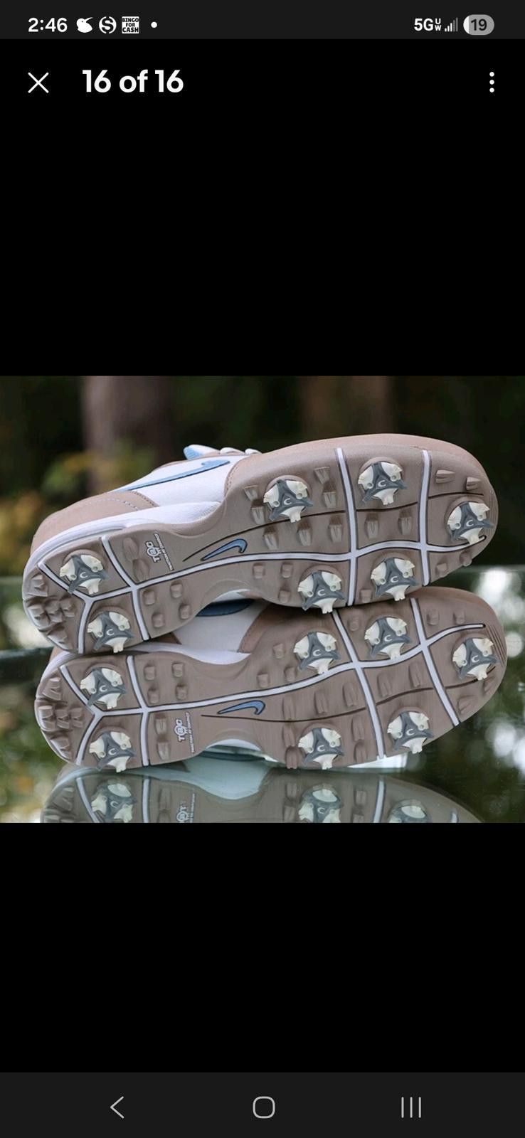 Other Nike Air SP-5 III Golf Shoes Women’s Size 6.5 White Tan Blue Size US 6.5 / IT 36.5 - 6 Thumbnail